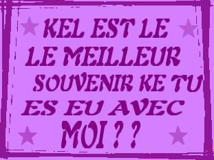 Souvenir souvenir ...