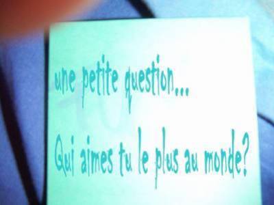 Une petite kestion ...